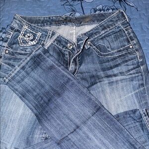 Seven7 Women's Dark Blue Skinny Jeans